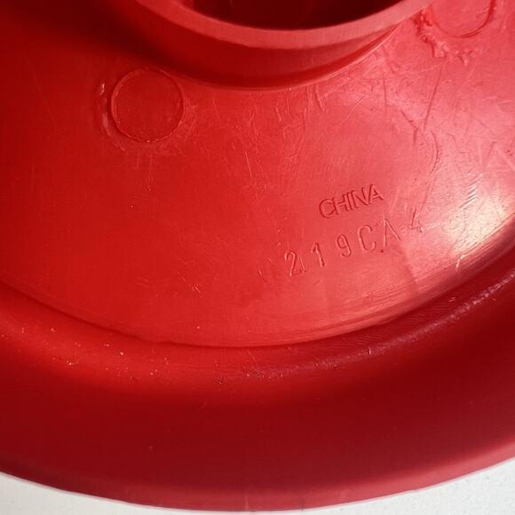 Vtg 1992 Fisher Price Stacking Cups Plastic Faces Smiley People Primary Colors - Picture 10 of 10
